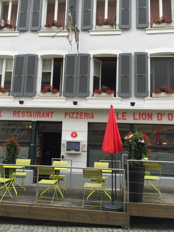 Hotel-Restaurant Le Lion D'Or Pruntrut Exterior foto