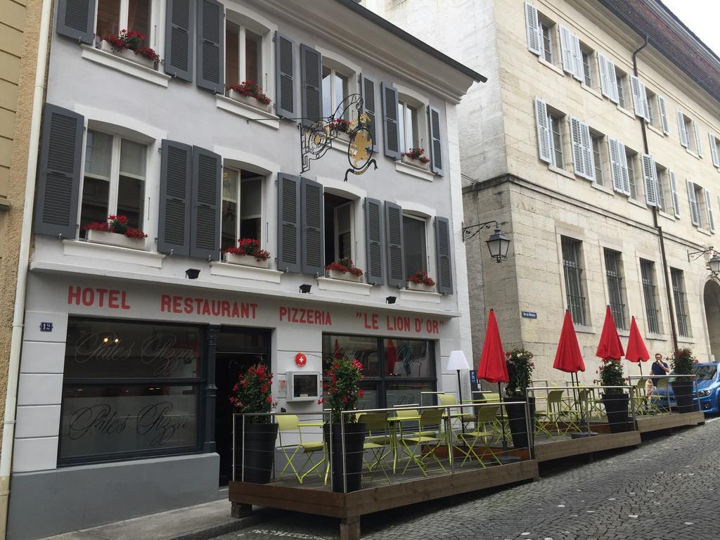 Hotel-Restaurant Le Lion D'Or Pruntrut Exterior foto
